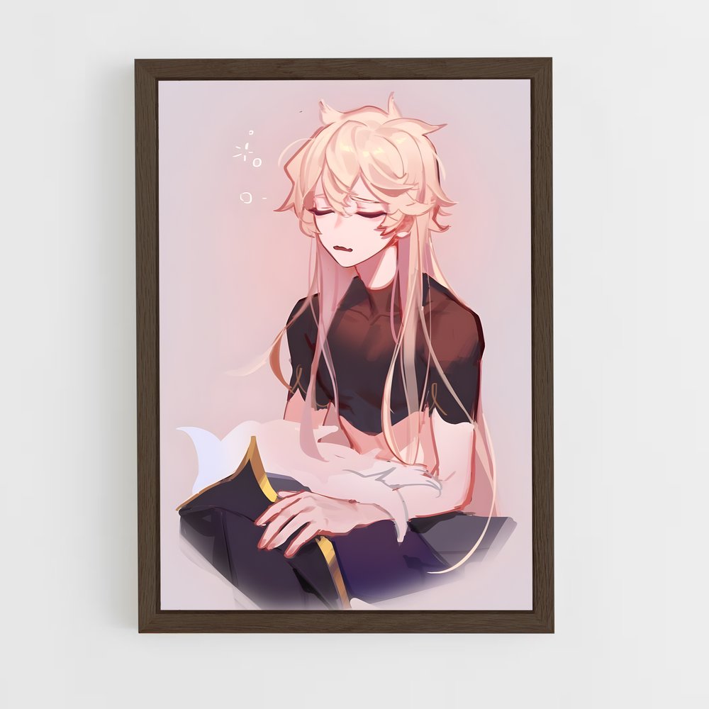 Poster Genshin traveler Teyvat – affiche Genshin impact (vue 5)